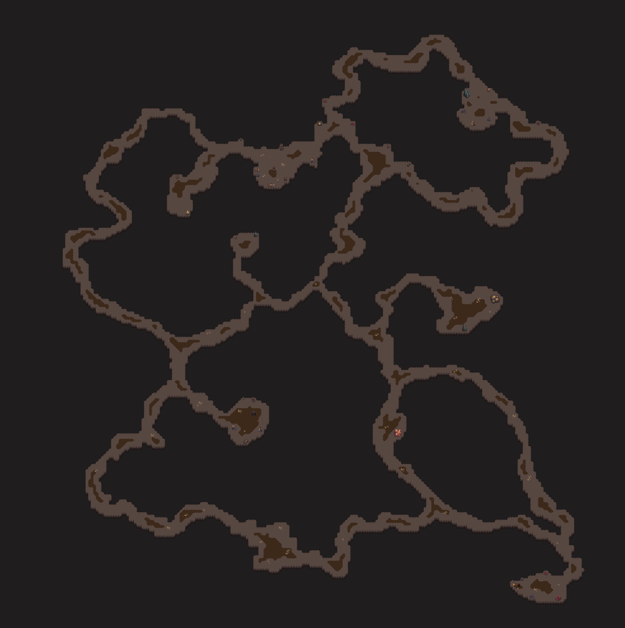 Mapa da Rat Cave